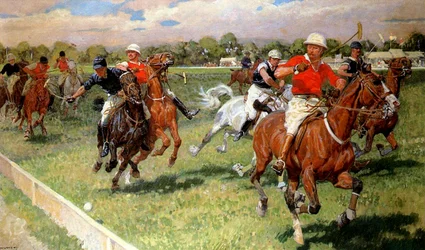 Une partie de polo