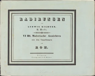 Vues pittoresques des environs de Rome