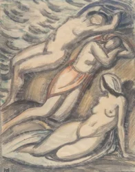 Trois femmes au bain