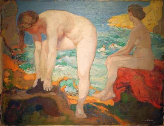 L. v. Hofmann, Baigneuses à la mer