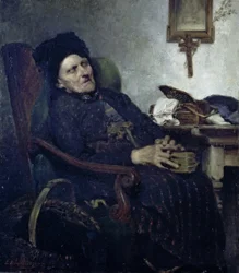 Vieille femme à l
