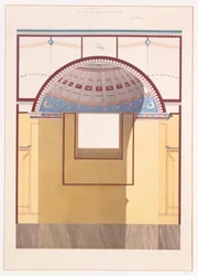 Niche dans le tepidarium, Maison de Diomède, Pompéi, 1897