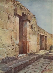 Pompéi : Via degli Augustali, entrée d