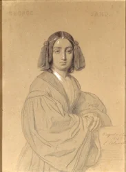 Portrait de George Sand, 1837