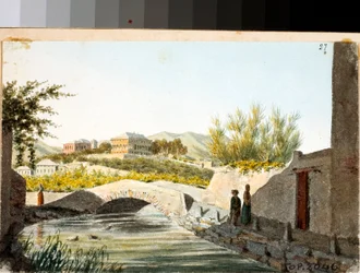 Vue de la Villa Saluzzo Bombrini dans le quartier Albaro, Gênes