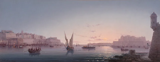 Grand Harbour, Malte, depuis Corrodino, 1911
