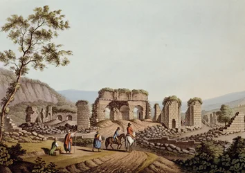 Vestiges du temple de Diane à Éphèse