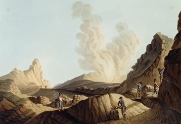 Île de Stromboli, Cratère