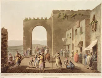 La rue principale de Bethléem, de 