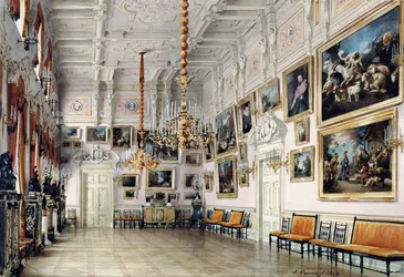 La salle de danse chez le comte Bezborodko, Saint-Pétersbourg, 1849