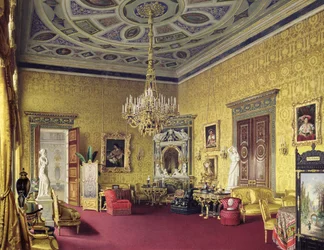 La Salle des Lions au Palais Catherine à Tsarskoïe Selo, 1859