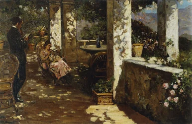 Repos sur la terrasse