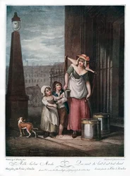 Lait sous les servantes, 1793