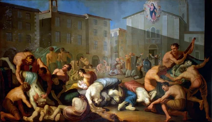 La peste de 1630, fresque de Luigi Vacca