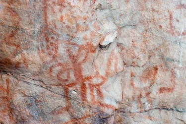 Pictographie, Faical, San Ignacio, Cajamarca, Pérou, 2015