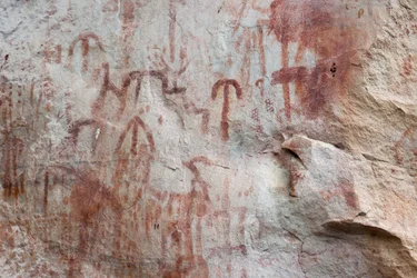 Pictographie, Faical, San Ignacio, Cajamarca, Pérou, 2015