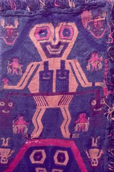 Textiles, culture Paracas, Pérou, 2015