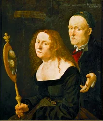 Le peintre Hans Burgkmair et sa femme Anna ... (tilleul)
