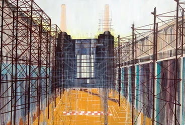 Work in Progress II, 2014 (huile et acrylique sur toile)