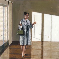 Two Bedroom Place, c.2009 (peinture acrylique sur papier)