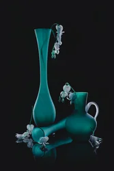 Cœurs saignants en bleu sarcelle