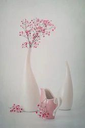 Douces fleurs roses