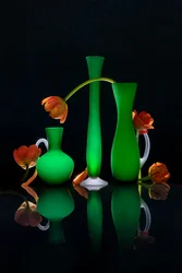 Vases de fleurs lumineux