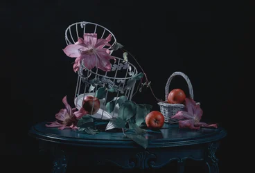 Pommes mélancoliques et clématites