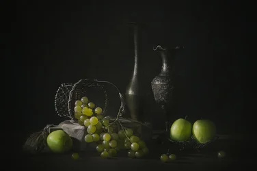 Raisins et pommes mélancoliques