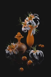 Nature morte aux lys orange