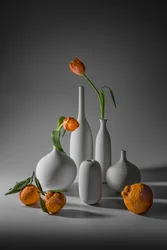 Tulipes orange et mandarines