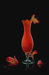 Nature morte aux alstroémères aux couleurs vives