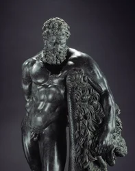 Art grec : Héraclès au repos (détail)