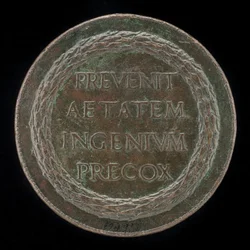 Inscription dans une couronne [verso]