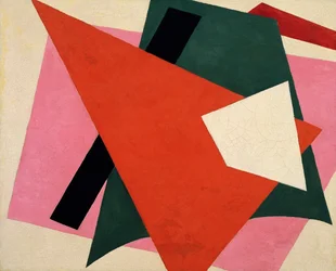 Peinture architectonique - Peinture de Lyubov Sergeyevna Popova (1889-1924) - 1917