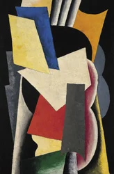 Nature morte architectonique picturale avec instruments, 1915