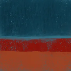Horizon rouge foncé