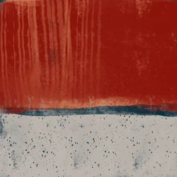 Lignes rustiques de terre rouge