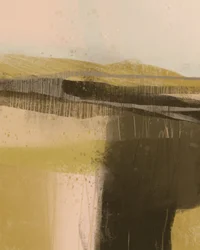 Paysage serein en couches