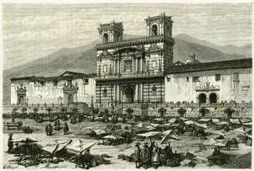 La Cathédrale de Quito (capitale de l