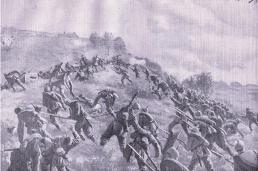La reprise de Szawle. Assaut de la crête, de L