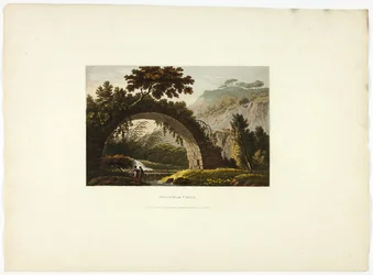Pont de Varus, planche vingt-huit des Ruines de Rome