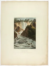 Cascade de Terni, planche quatorze des Ruines de Rome