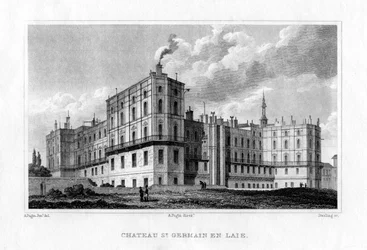 Château de Saint Germain en Laye, Paris, vers 1830