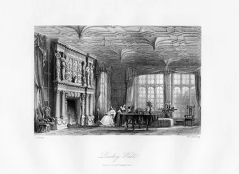 Le salon, Loseley Hall, Guildford, 19ème siècle