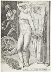 La mort surprenant une femme, vers 1490-1540