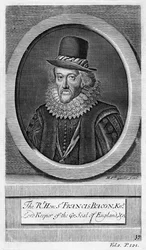 Sir Francis Bacon, vicomte St Albans, philosophe, scientifique et homme d