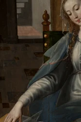 Adoration des Mages, Triptyque, Panneau droit arrière (détail)