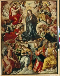 Le couronnement de la Vierge. L