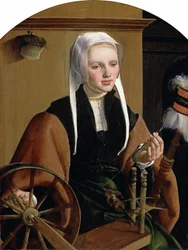 Allemand : Weibliches Bildnis, Anna Codde Portrait de (peut-être) Anna Codde, épouse de Pieter Gerritsz Bicker